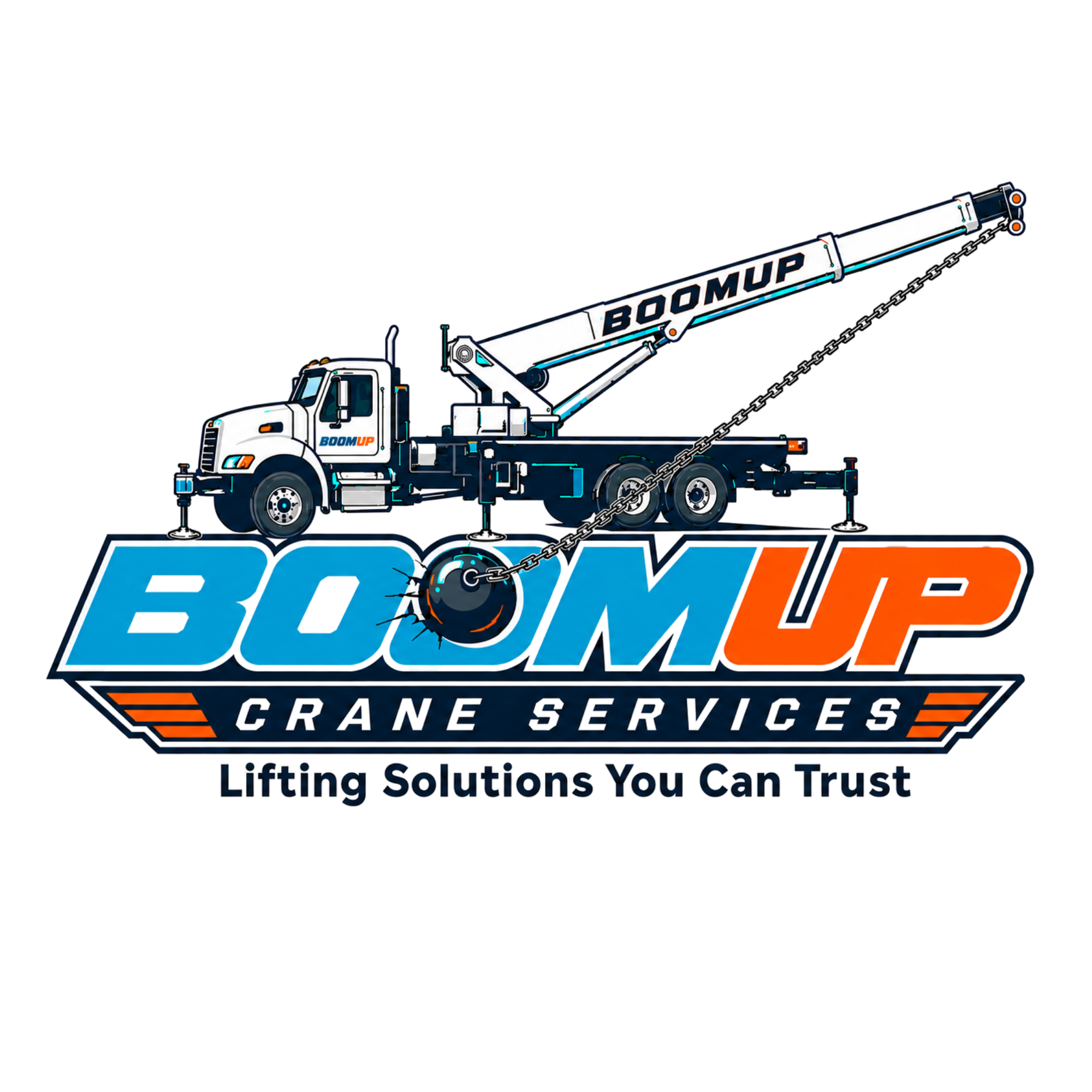 BoomUp Crane Logo